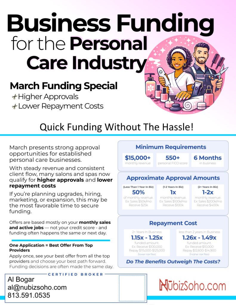 Personal Care Special Funding Offer for March
