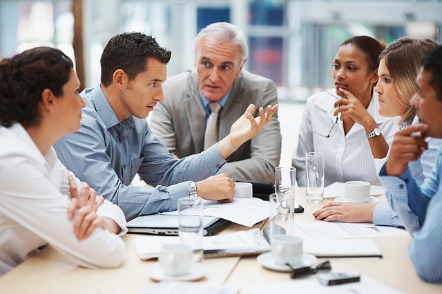 Pic of a multiracial small business team having a strategy meeting in their office