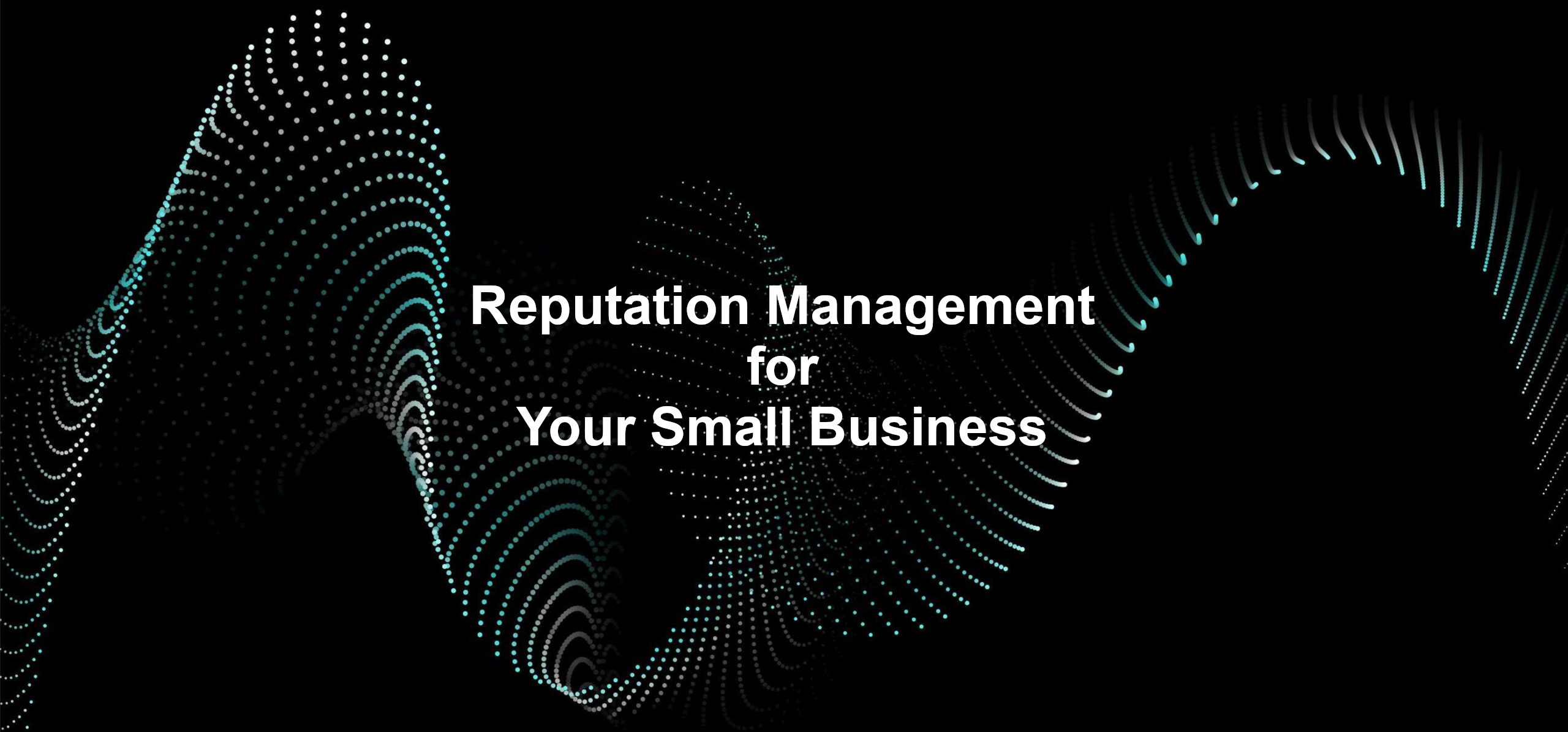 Reputation Management for Your Small Business